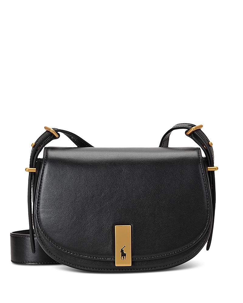 Womens Mini ID Leather Saddle Bag Product Image