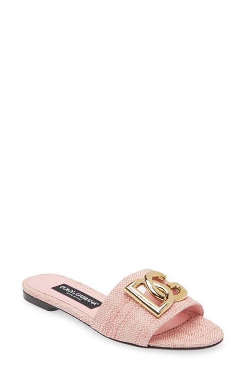 Womens Raffia DG Slides Product Image