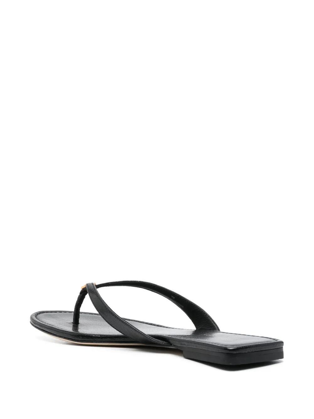 Classic leather flip flops Product Image