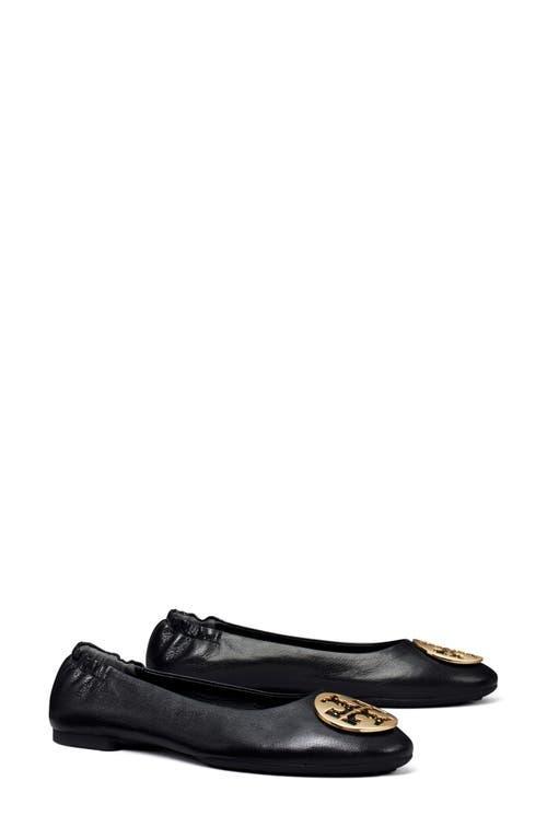 Claire Leather Medallion Ballerina Flats Product Image