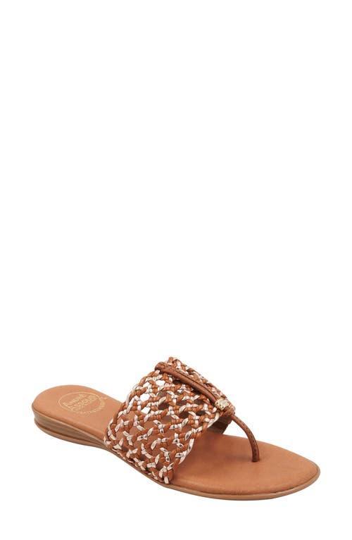 Andre Assous Nice Woven Featherweight Sandal (Cuero Multi) Women's Shoes Product Image