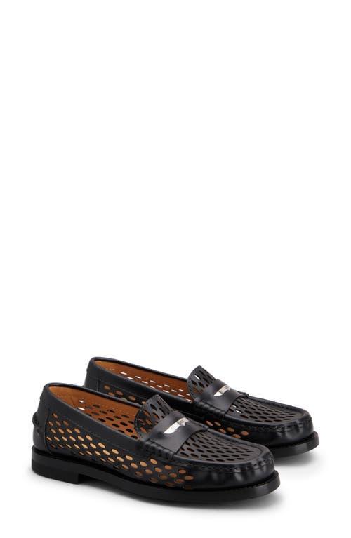 TOD'S Kate Rhinestone-embellished Suede Loafers In Nero Product Image