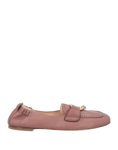 AGL ATTILIO GIUSTI LEOMBRUNI Agl Woman Loafers Antique Rose Size 7.5 Leather In Pink Product Image