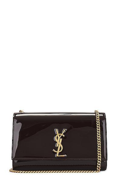 Saint Laurent Medium Kate Chain Bag in Chocolate Product Image