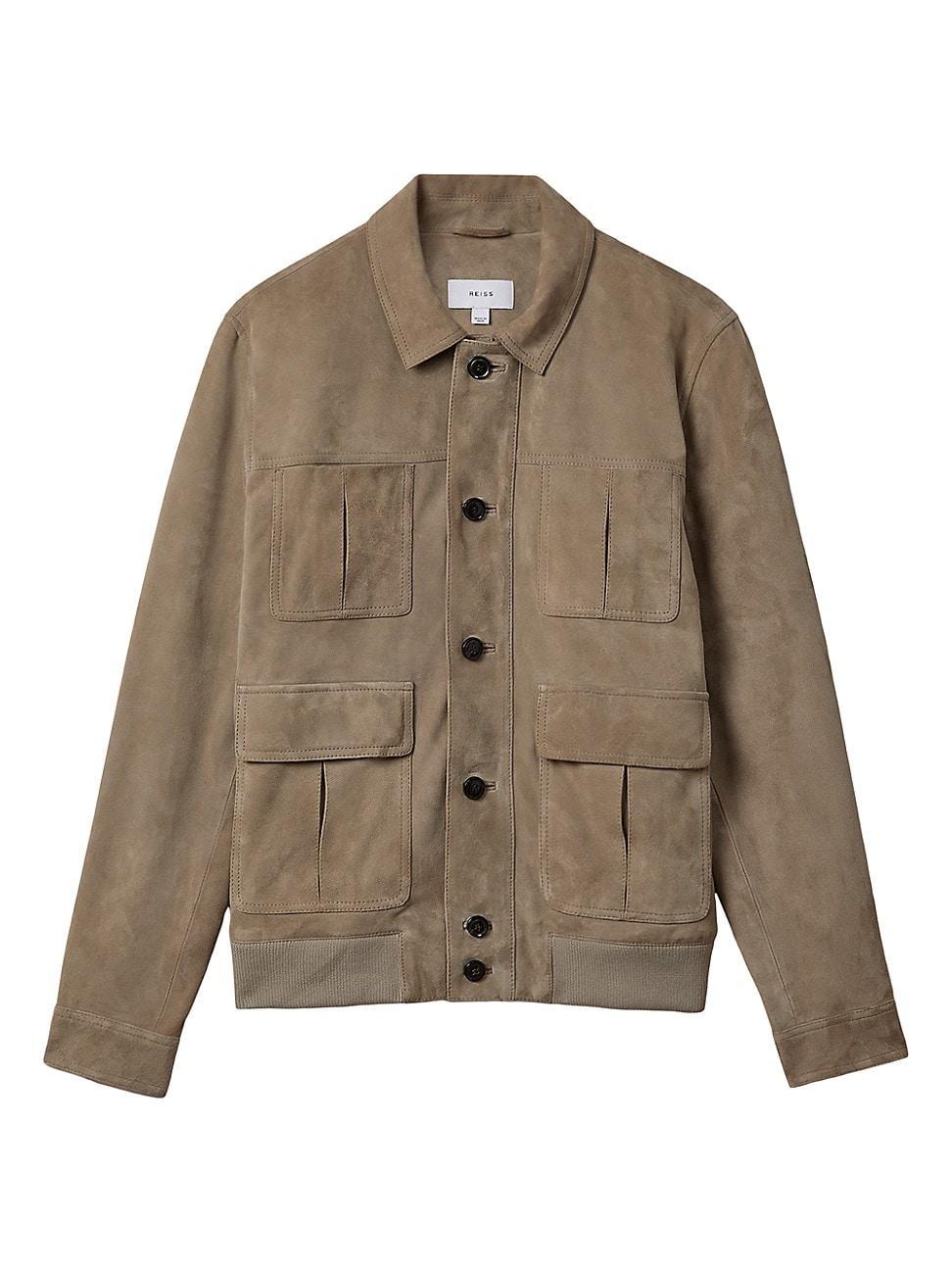 Mens Thomas Suede Shirt Jacket Product Image