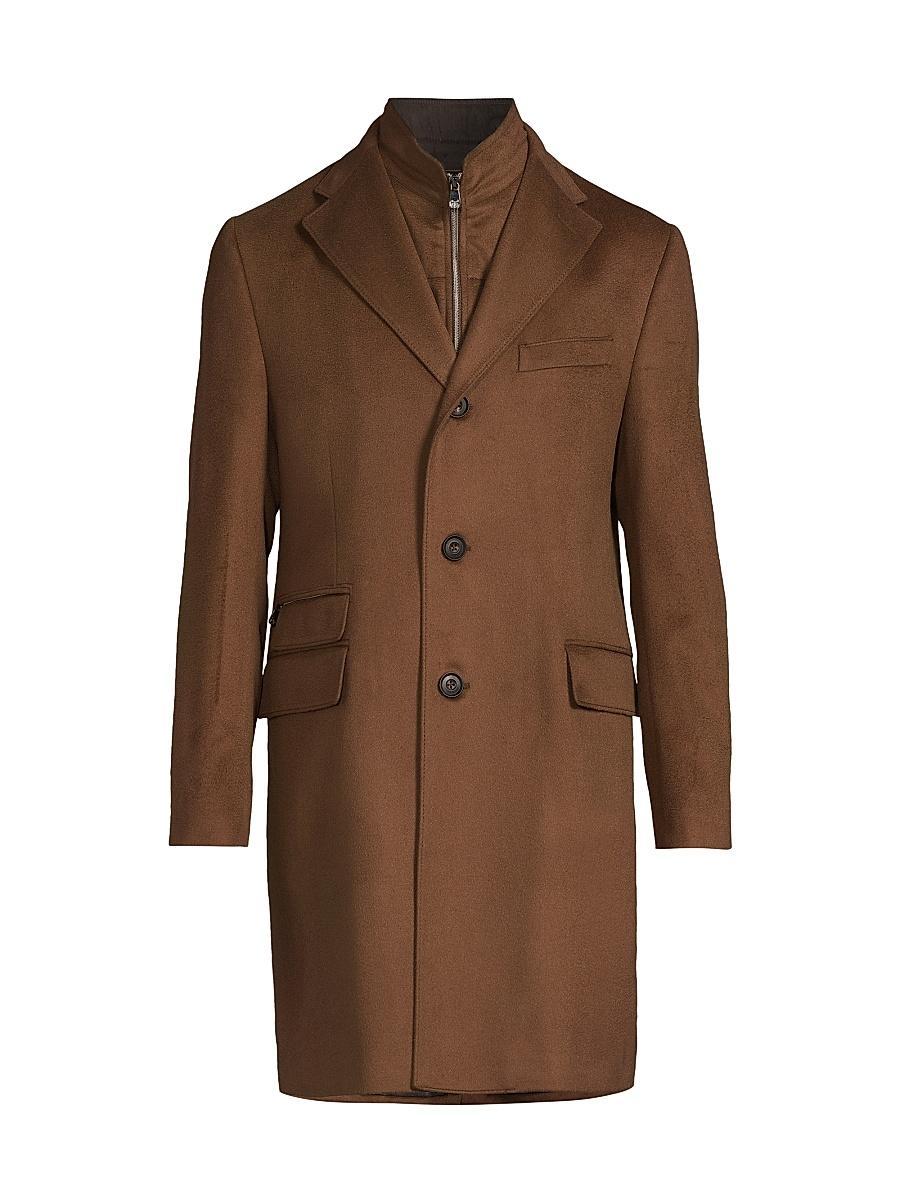 Mens ID Tailored Wool Coat Product Image