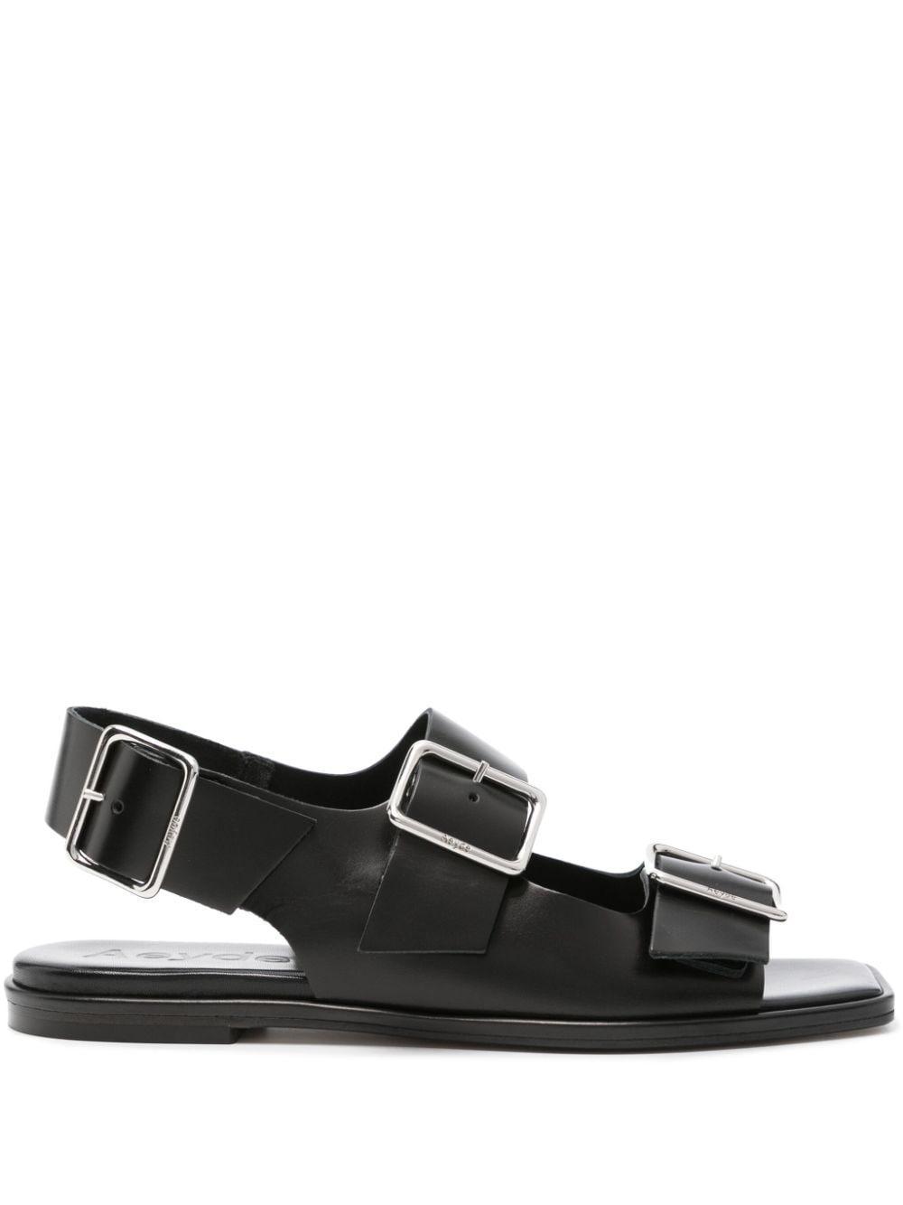 Thekla Leather Sandals In Black Product Image