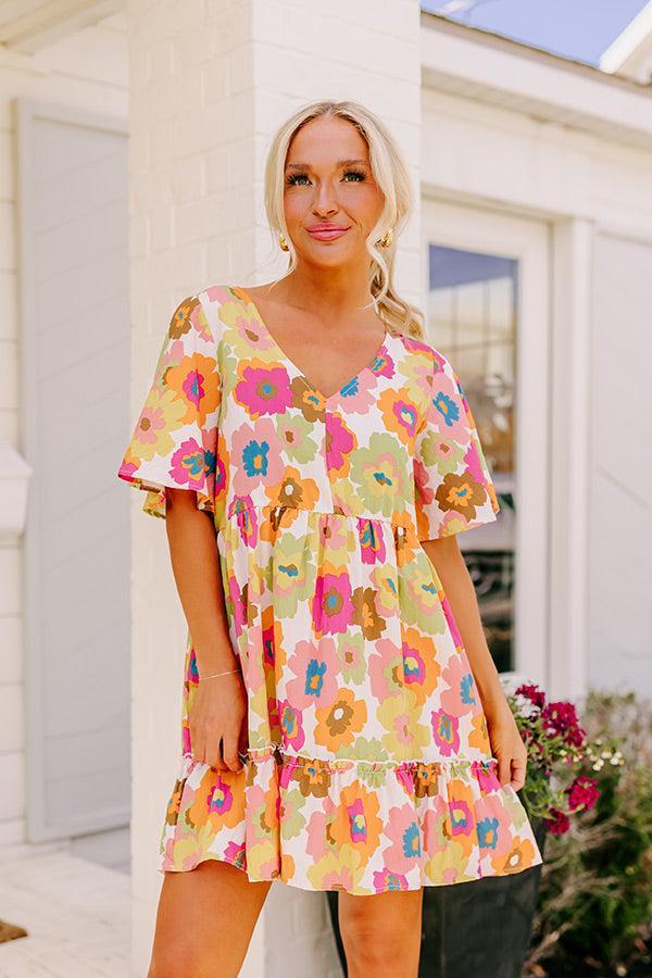 Oh Happy Days Floral Mini Dress Product Image