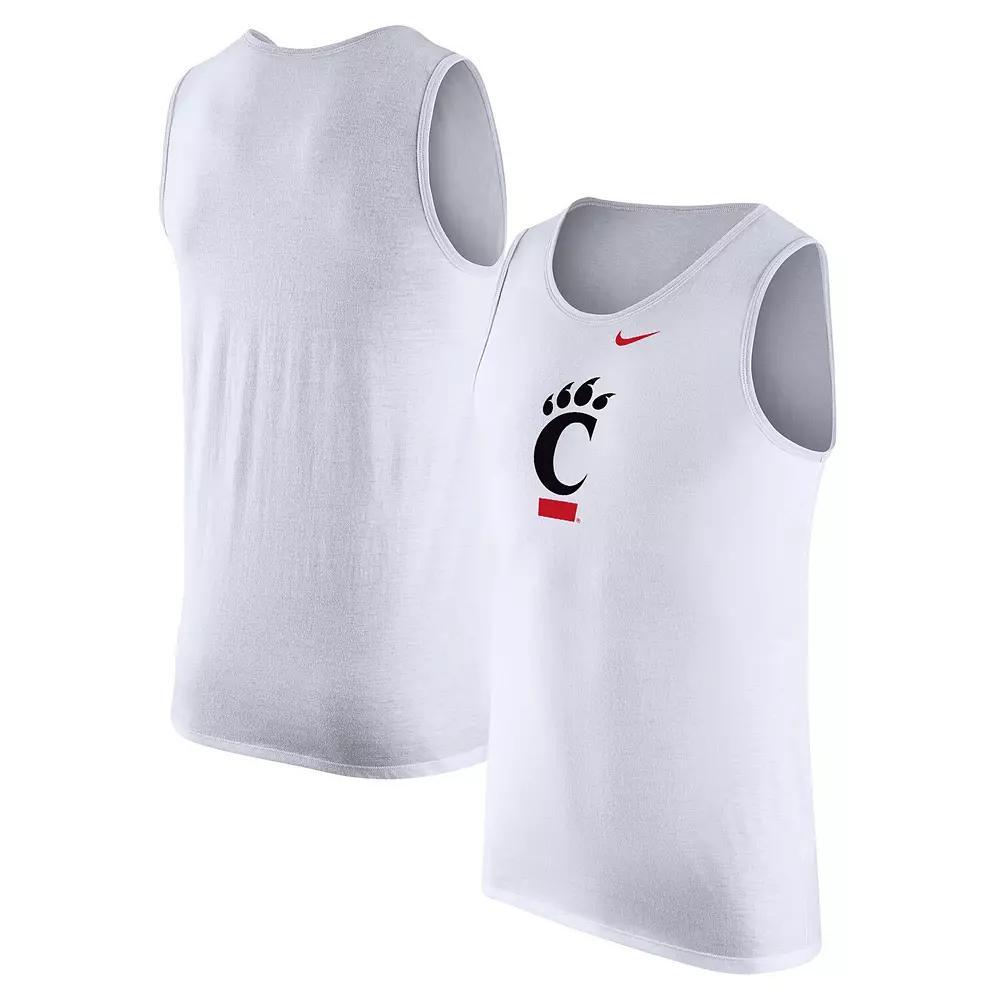 Men's Nike White Cincinnati Bearcats Tank Top,  Product Image