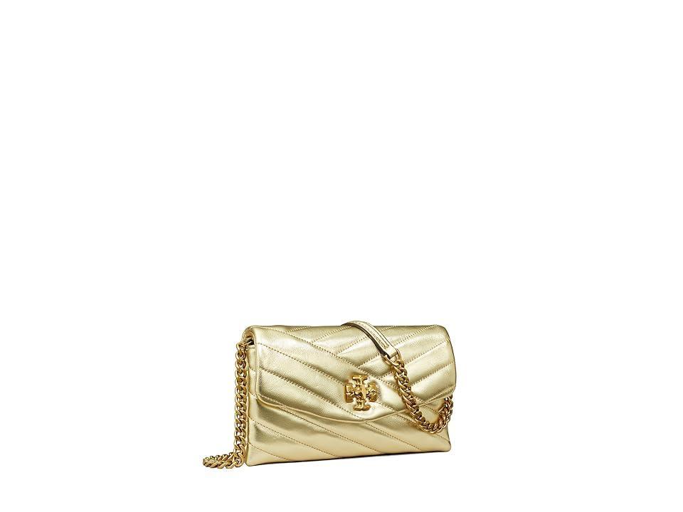 Tory Burch Kira Chevron Metallic Chain Wallet Product Image