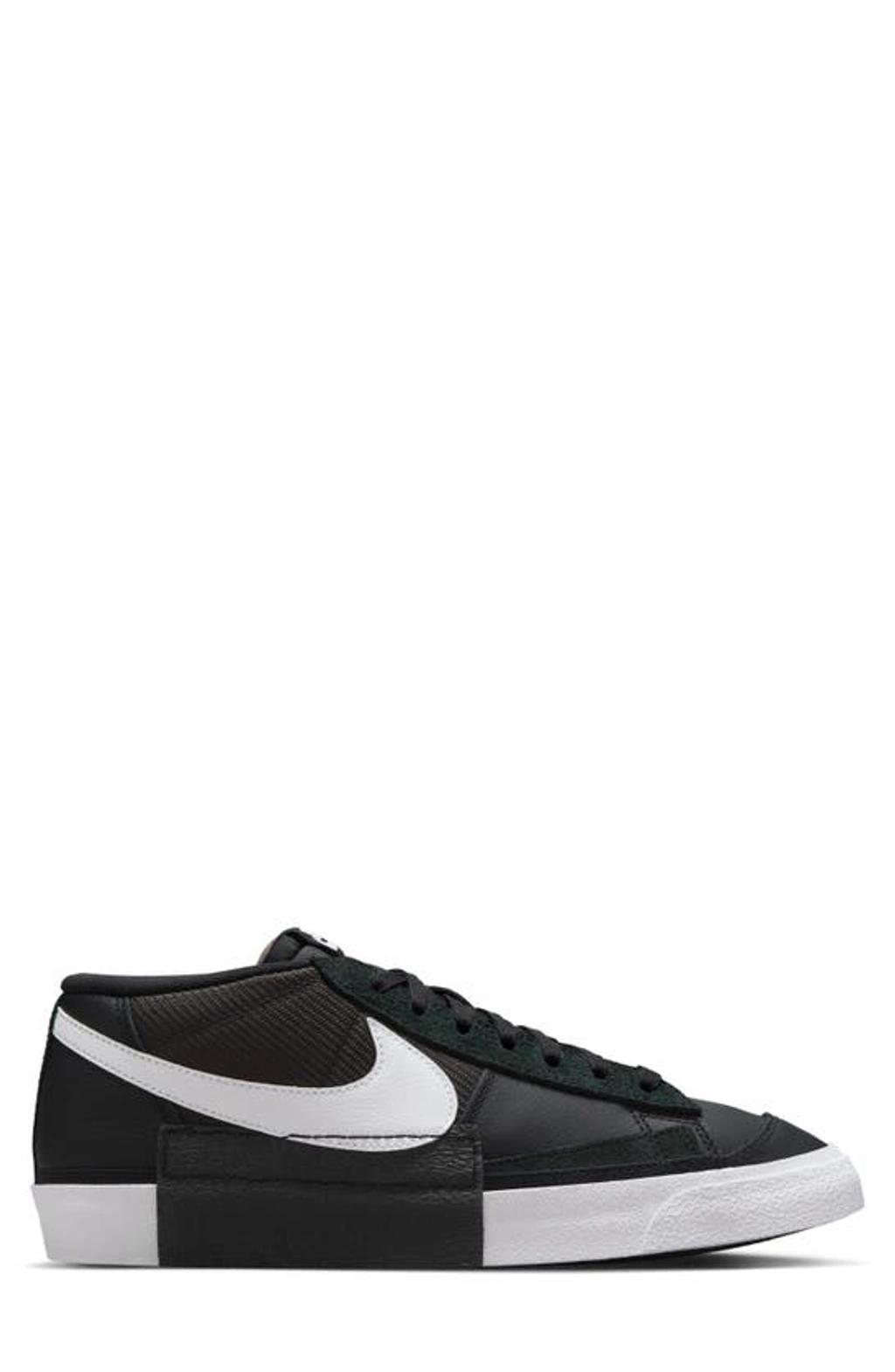 NIKE Men's Blazer Low Pro Club Shoes In Black/anthracite/white Product Image