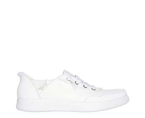 BOBS by Skechers Hands Free Slip-ins® Skipper Keep It Classic Women's Shoes, Size: 9.5 Wide, White Product Image