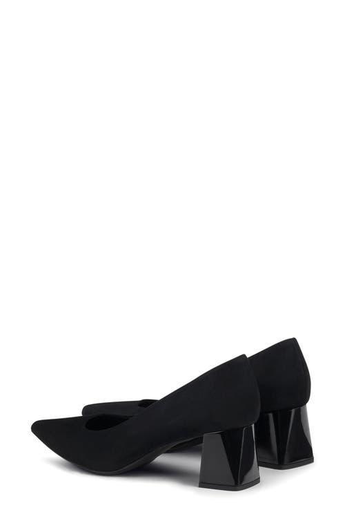 AGL ATTILIO GIUSTI LEOMBRUNI Agl Tracy Block Heel Pump In Nero-nero Product Image