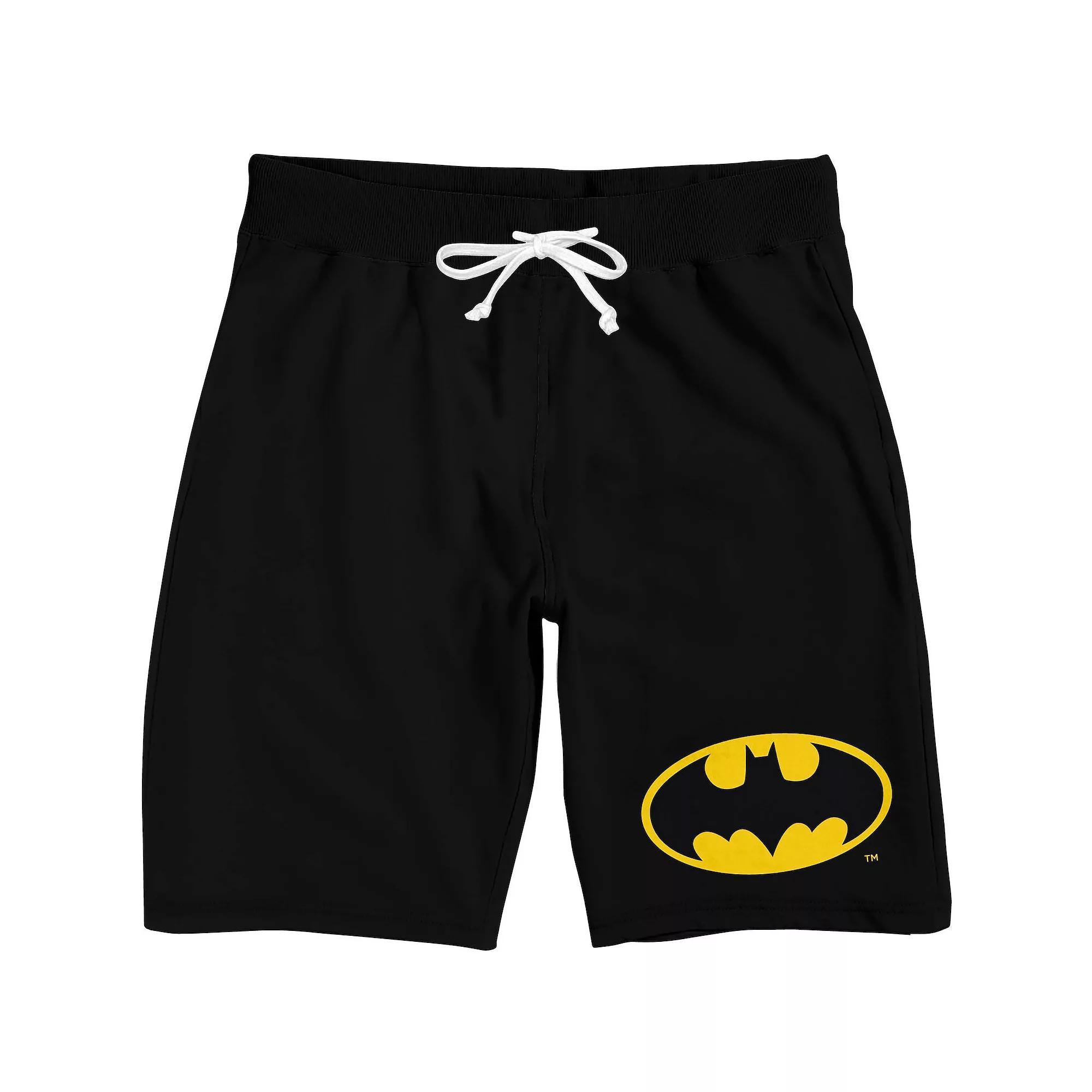 Men's DC Comics Batman Classic Logo 9" Pajama Shorts,  Product Image