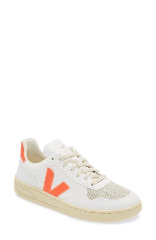 VEJA V-10 Orange/Fluo) Men's Shoes Product Image