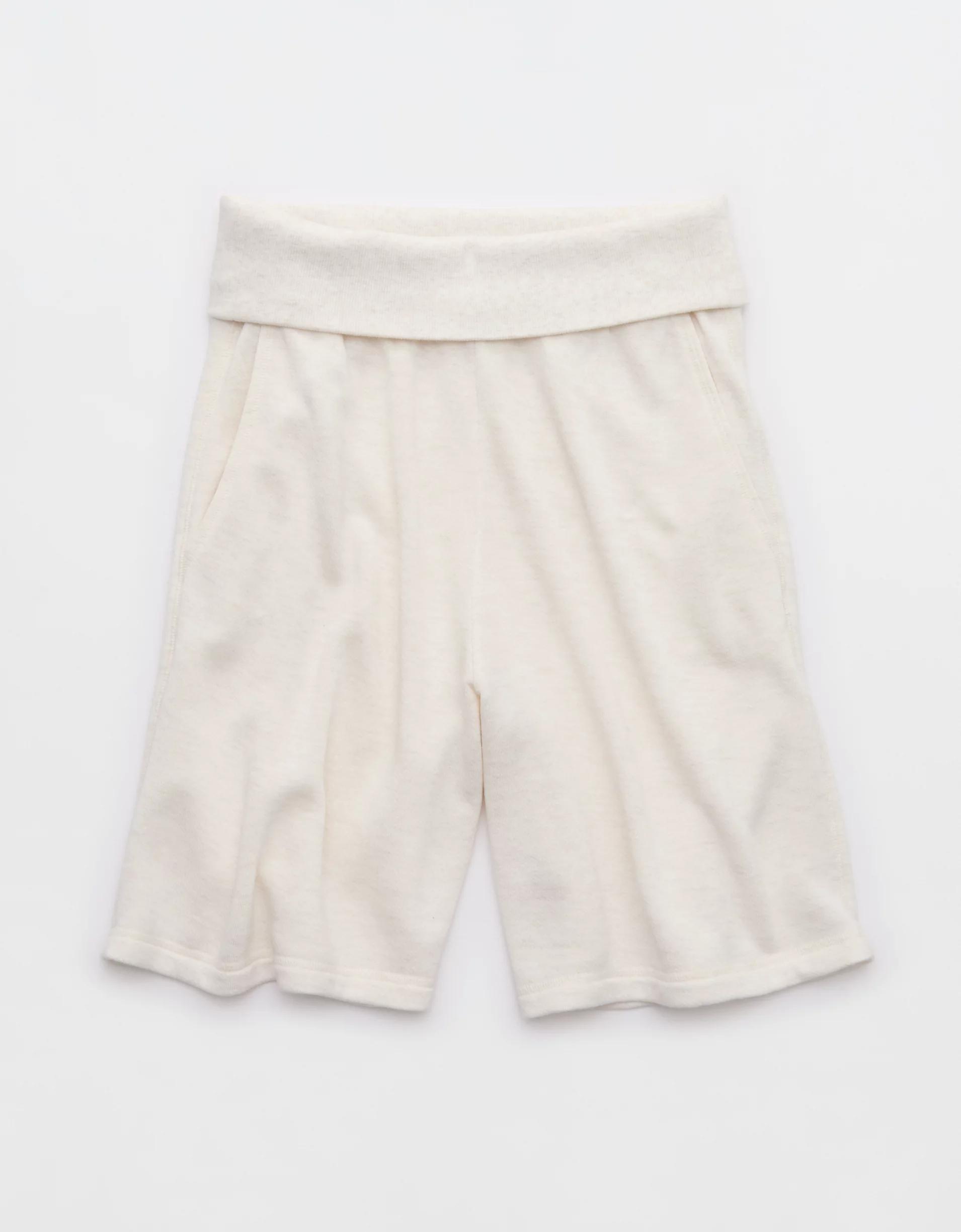 OFFLINE By Aerie Keep It 100 Terry Foldover Long Short Product Image
