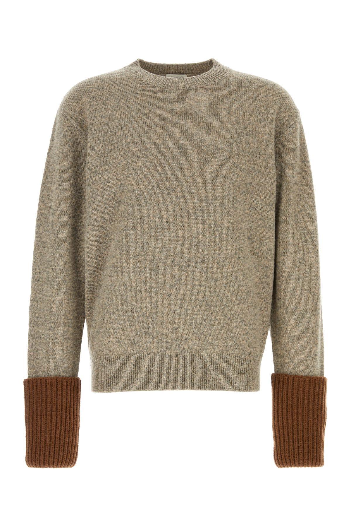 DRIES VAN NOTEN Knitwear In Gray Product Image