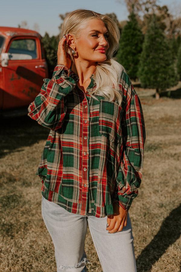 Vail Views Plaid Top Product Image