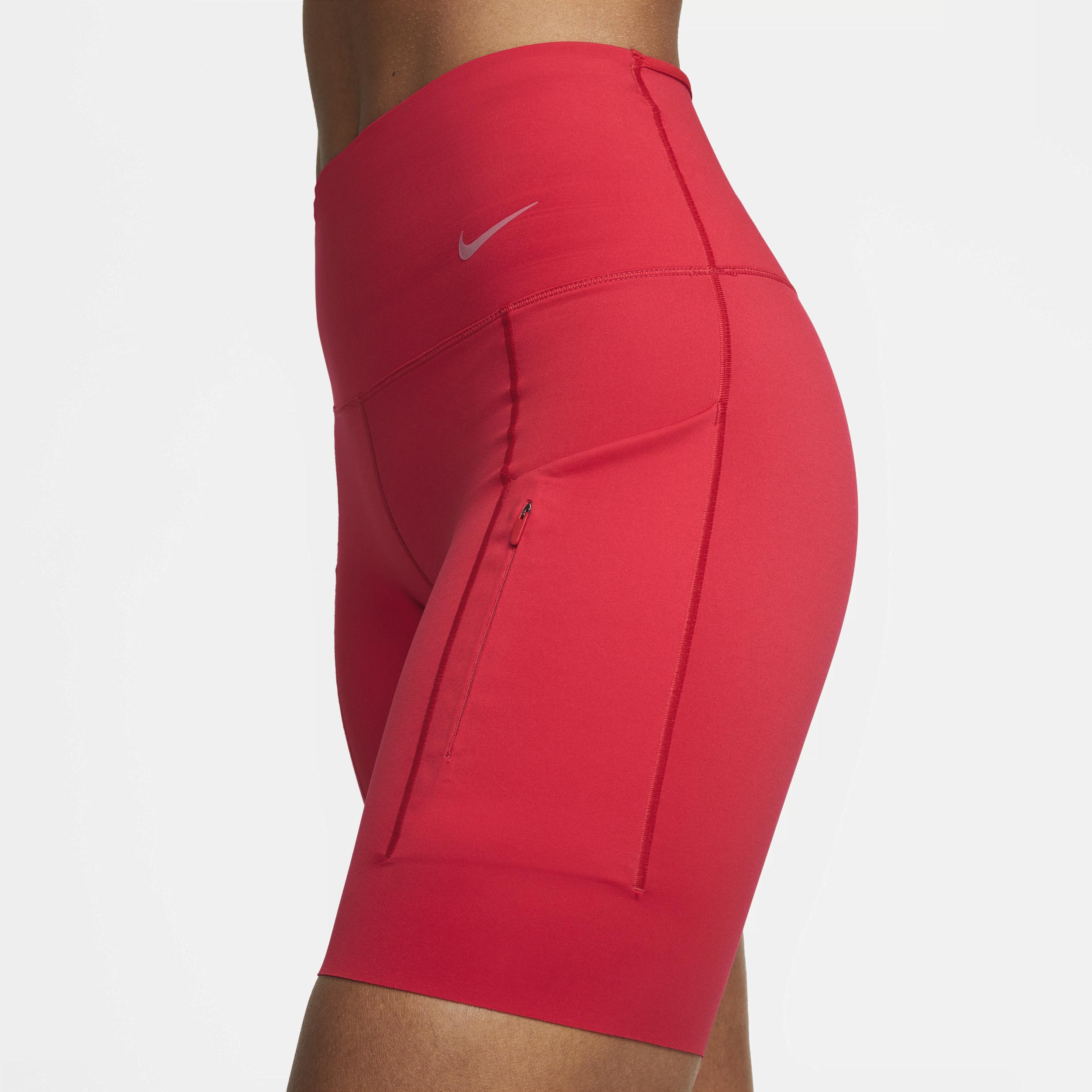 Nike Womens Go Firm-Support High-Waisted 8 Biker Shorts with Pockets Product Image