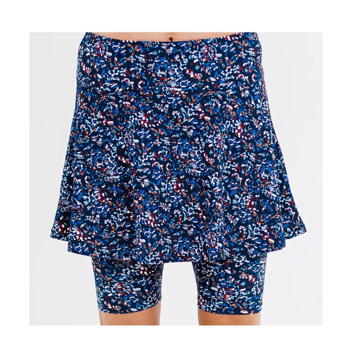 Calypsa Womens Midi Swim Skort Product Image