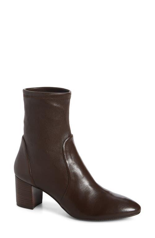 STUART WEITZMAN 60mm Yuliana Booties Walnut/dark Brown In Walnut/dark Brown Leather Product Image