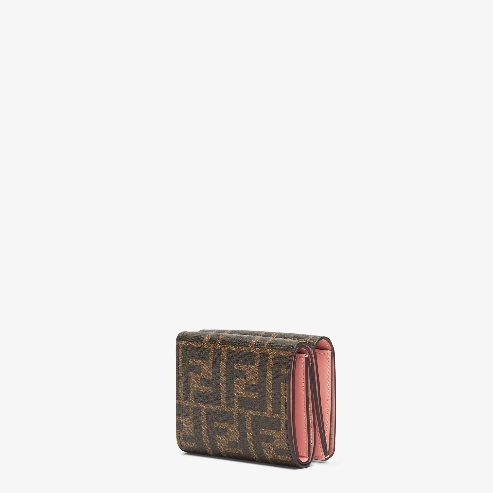 Fendi WalletLunar New Year brown FF fabric wallet Product Image