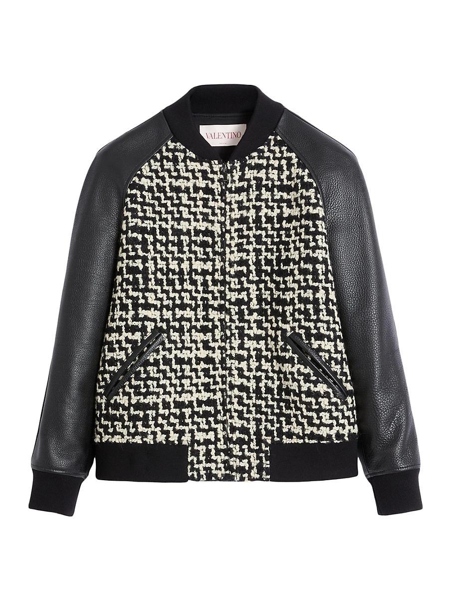 Mens Chez Soft Tweed Varsity Jacket Product Image