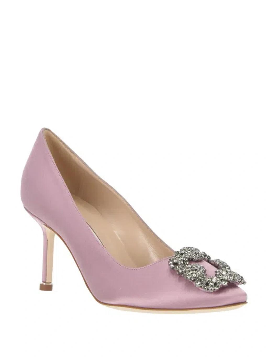 MANOLO BLAHNIK With Heel In Violett Product Image