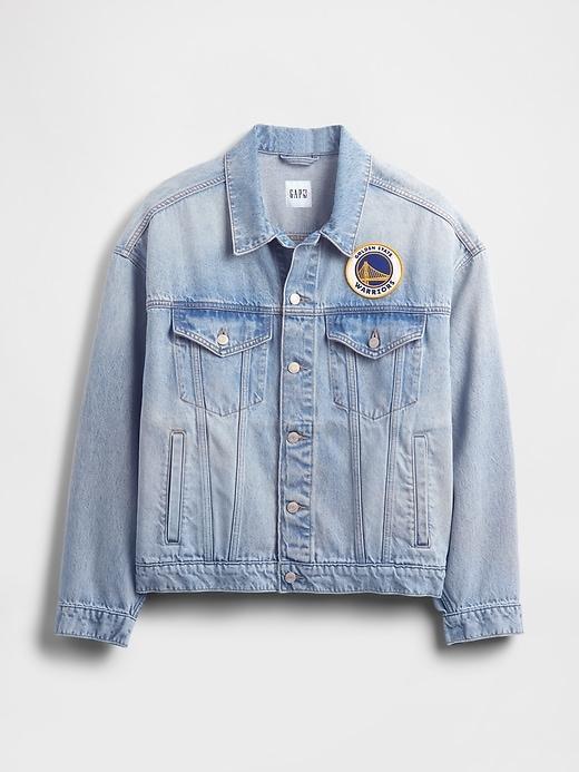 NBA Los Angeles Lakers Icon Denim Jacket Product Image