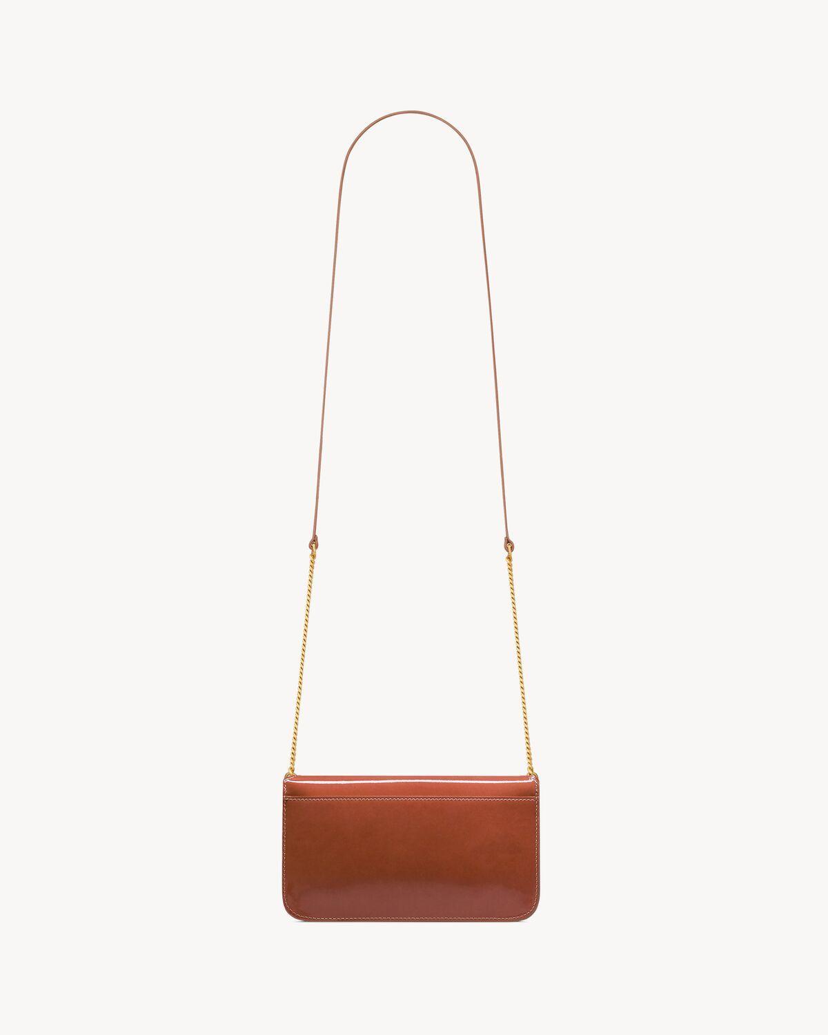 CASSANDRE phone holder in smooth leather | Saint Laurent | YSL.com Product Image