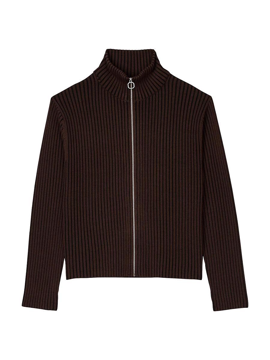 Mens Ribbed Cardigan Product Image