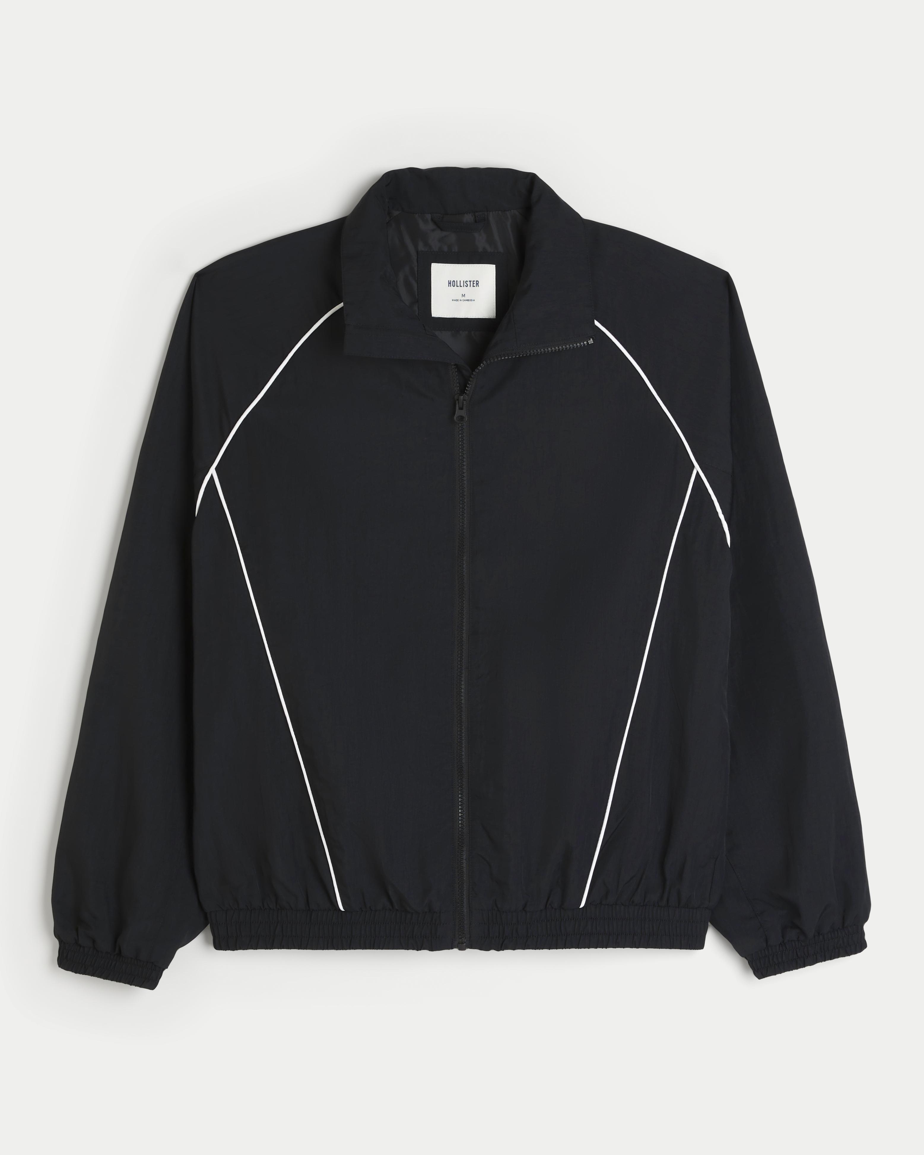 Zip-Up Windbreaker Jacket Product Image