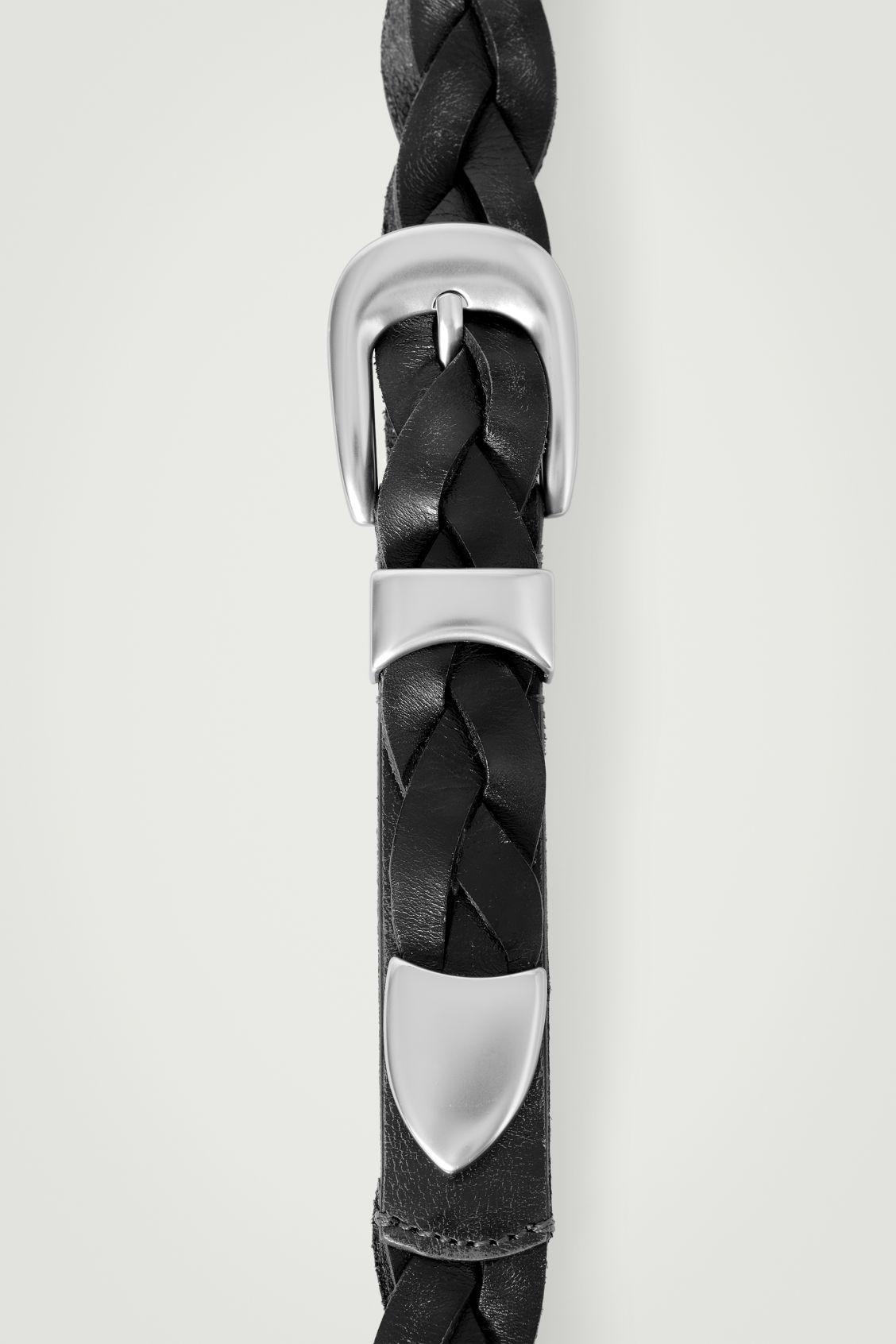 BRAIDED LEATHER BELT Product Image