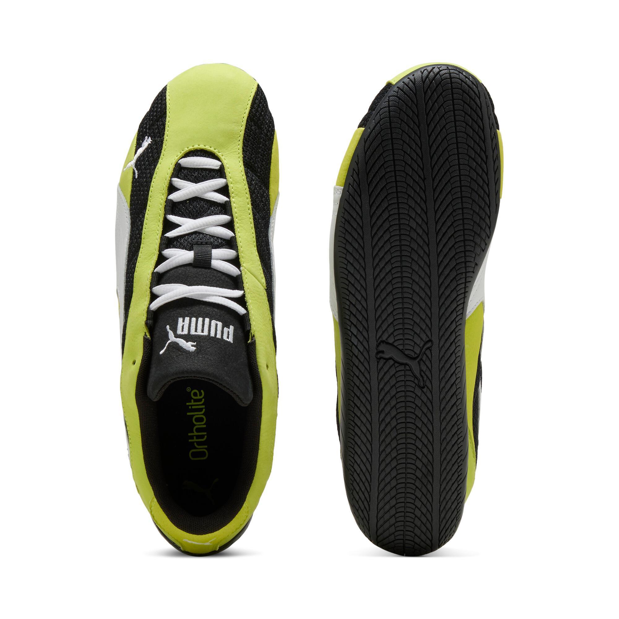 PUMA Speedcat Plus Sneakers Unisex in Lime Smash/White Product Image