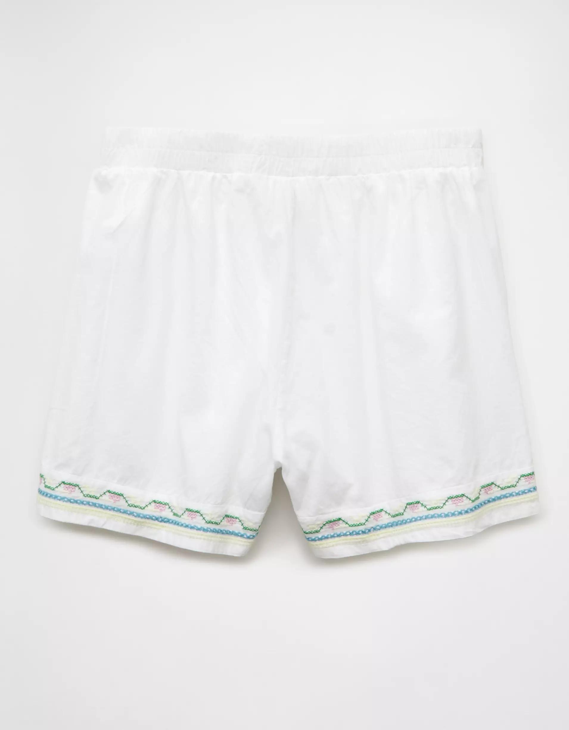 AE High-Waisted Embroidered Short Product Image