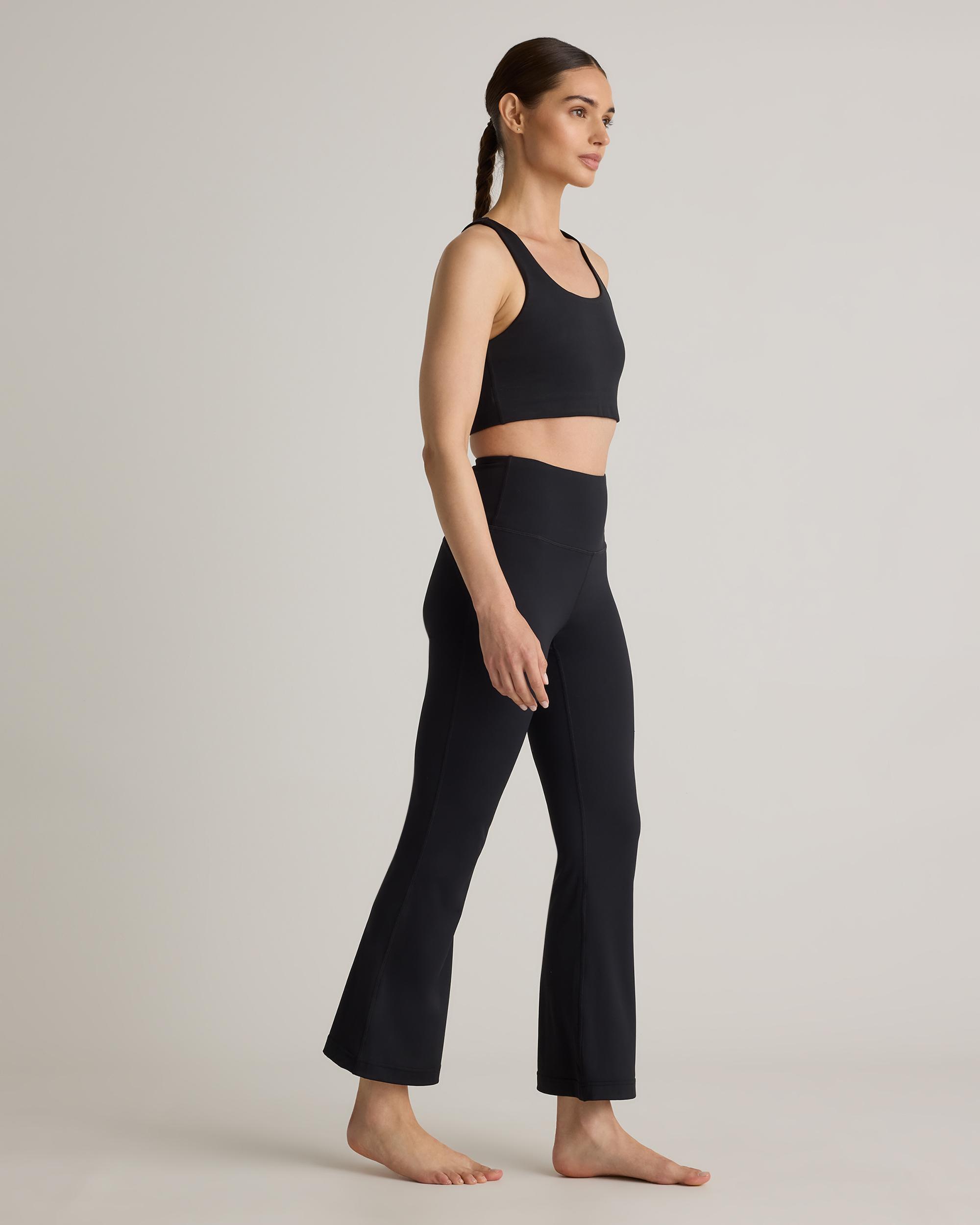 Quince | Women's Ultra-Form High-Rise Flared Pants Size XS, Nylon/Spandex Product Image