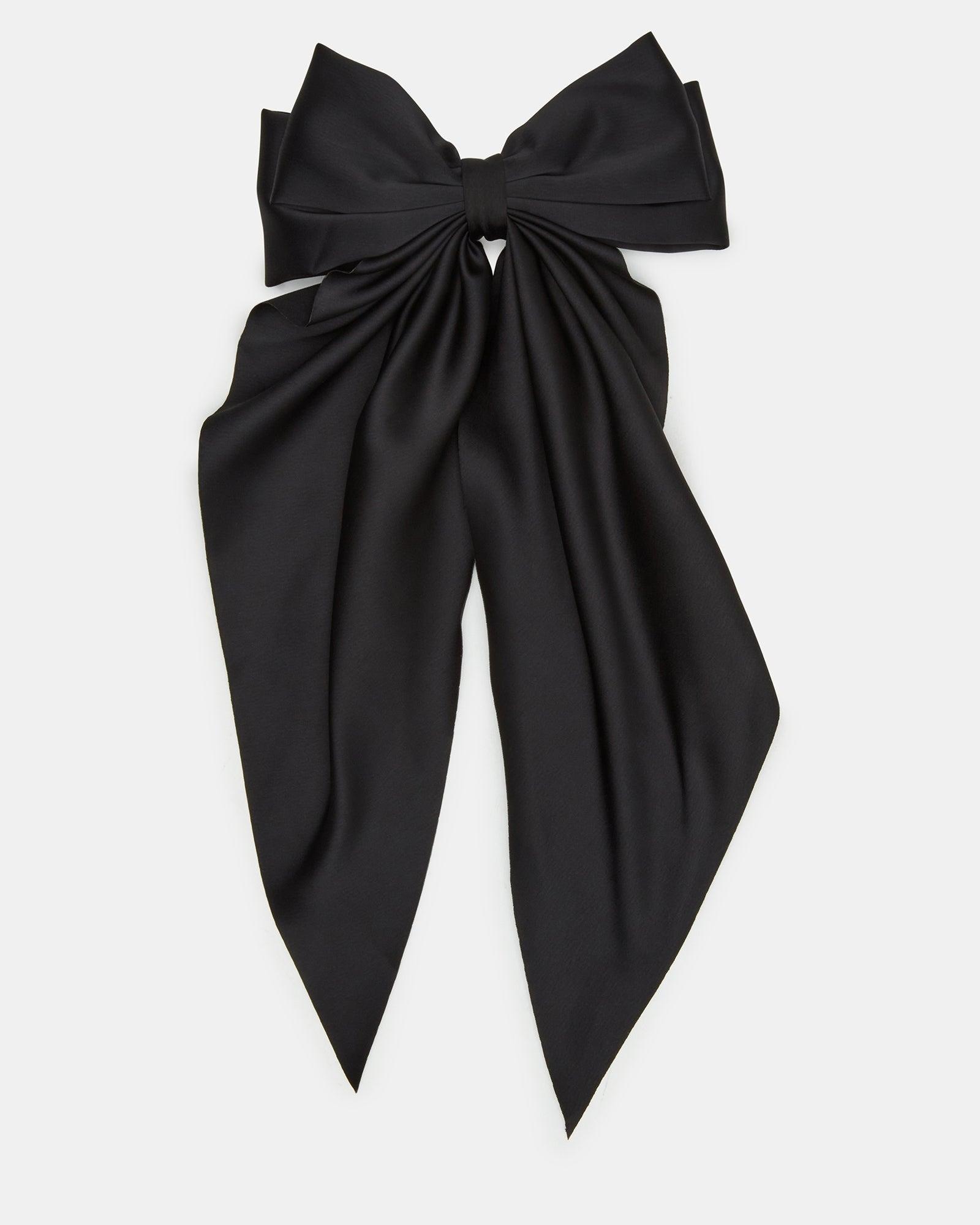 SATIN HAIR BOW BLACK Female Product Image