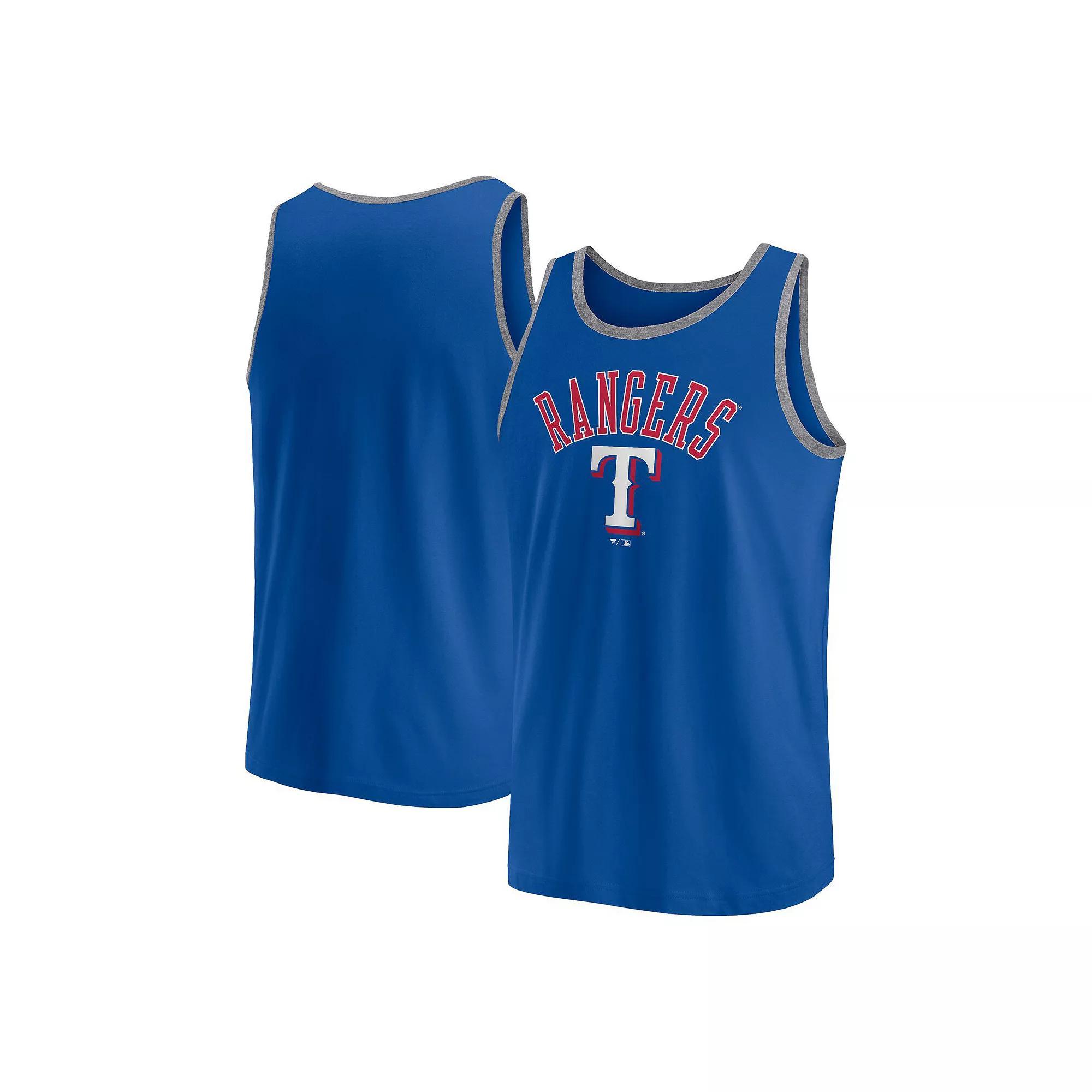 Men's Fanatics Royal Texas Rangers Bet Tank Top, Size: XL, Blue Product Image