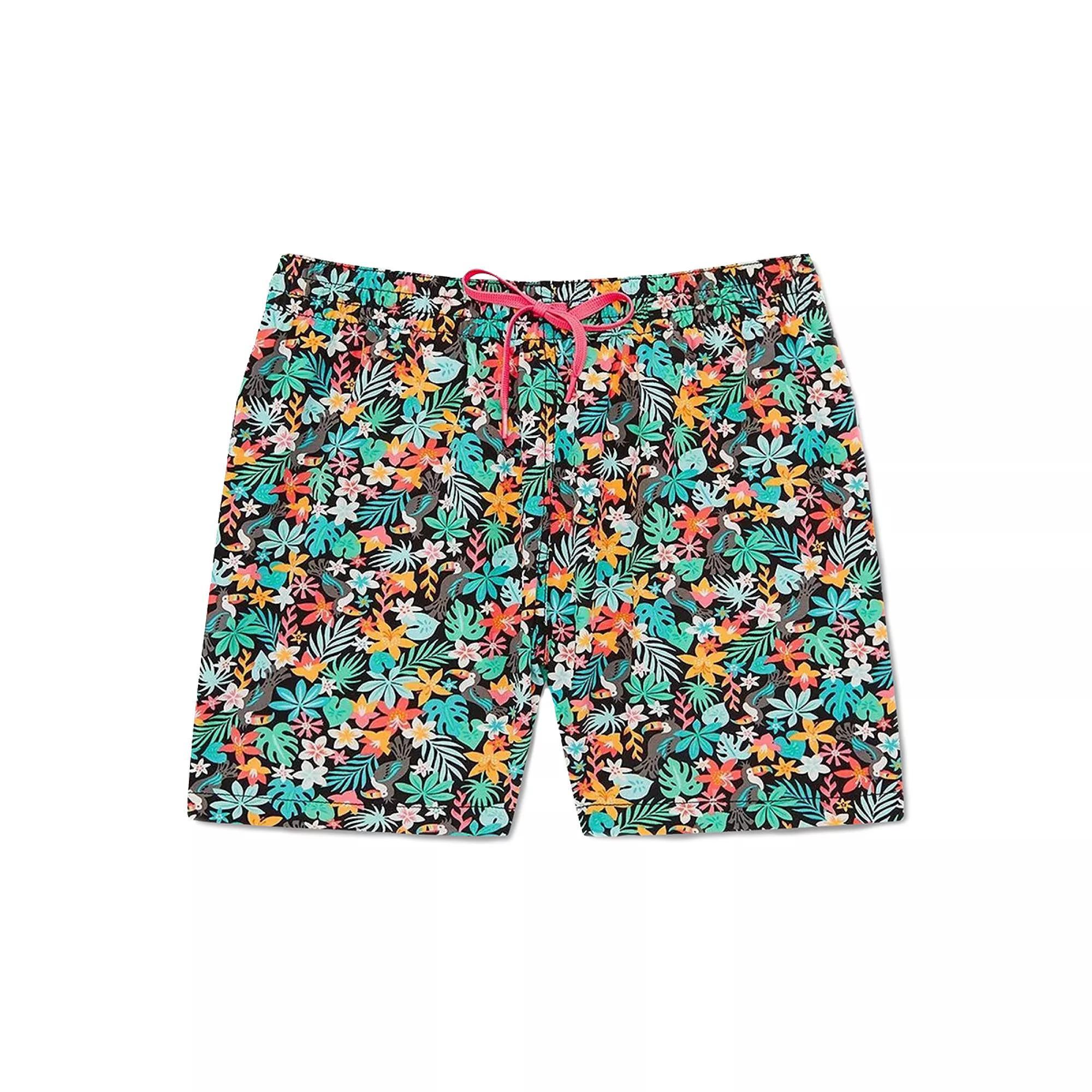 Men's Chubbies 5.5" Swim Trunks, Size: XXL, Black Team Product Image