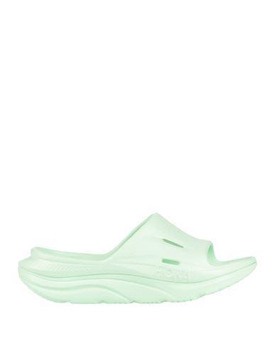 HOKA Ora Recovery Slides Lime Glow In Green Product Image