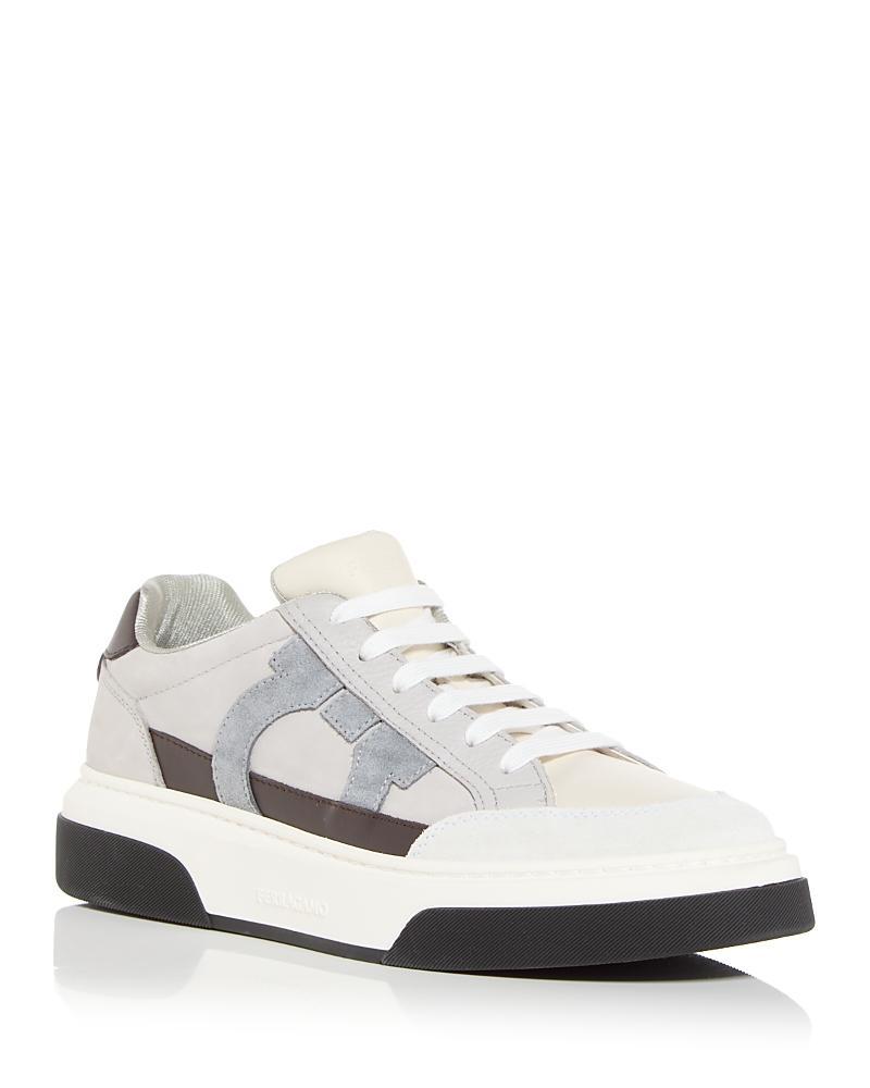 Mens Cassina Gancini Leather Sneakers Product Image