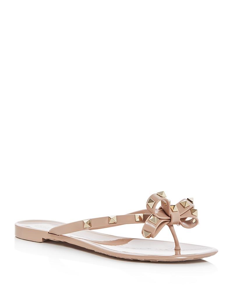 Womens Rockstud Flat Rubber Sandal Product Image