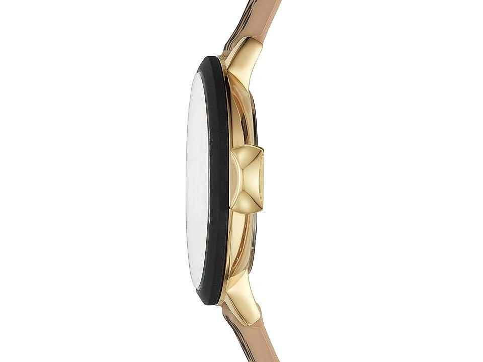 Womens Goldtone Stainless Steel & Silicone Strap Watch Product Image