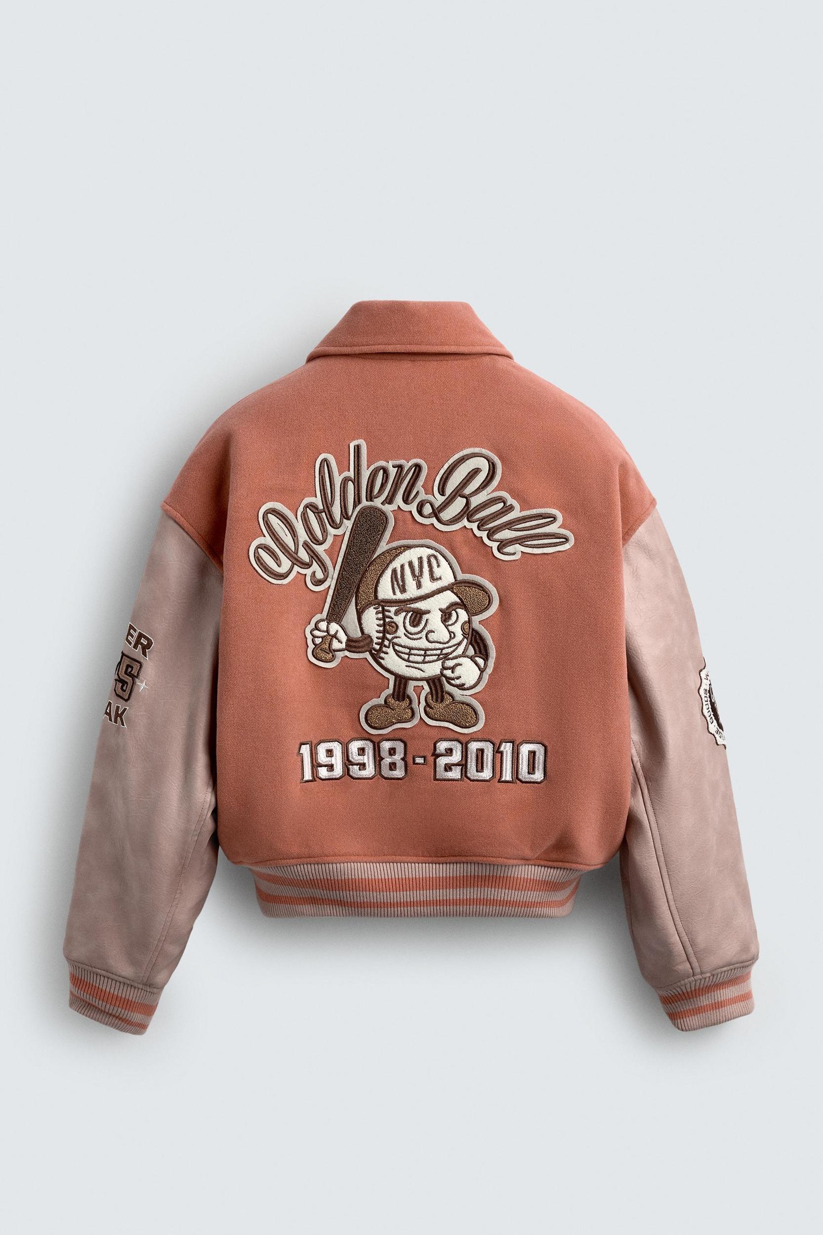 PATCHED QUILTED BOMBER JACKET Product Image