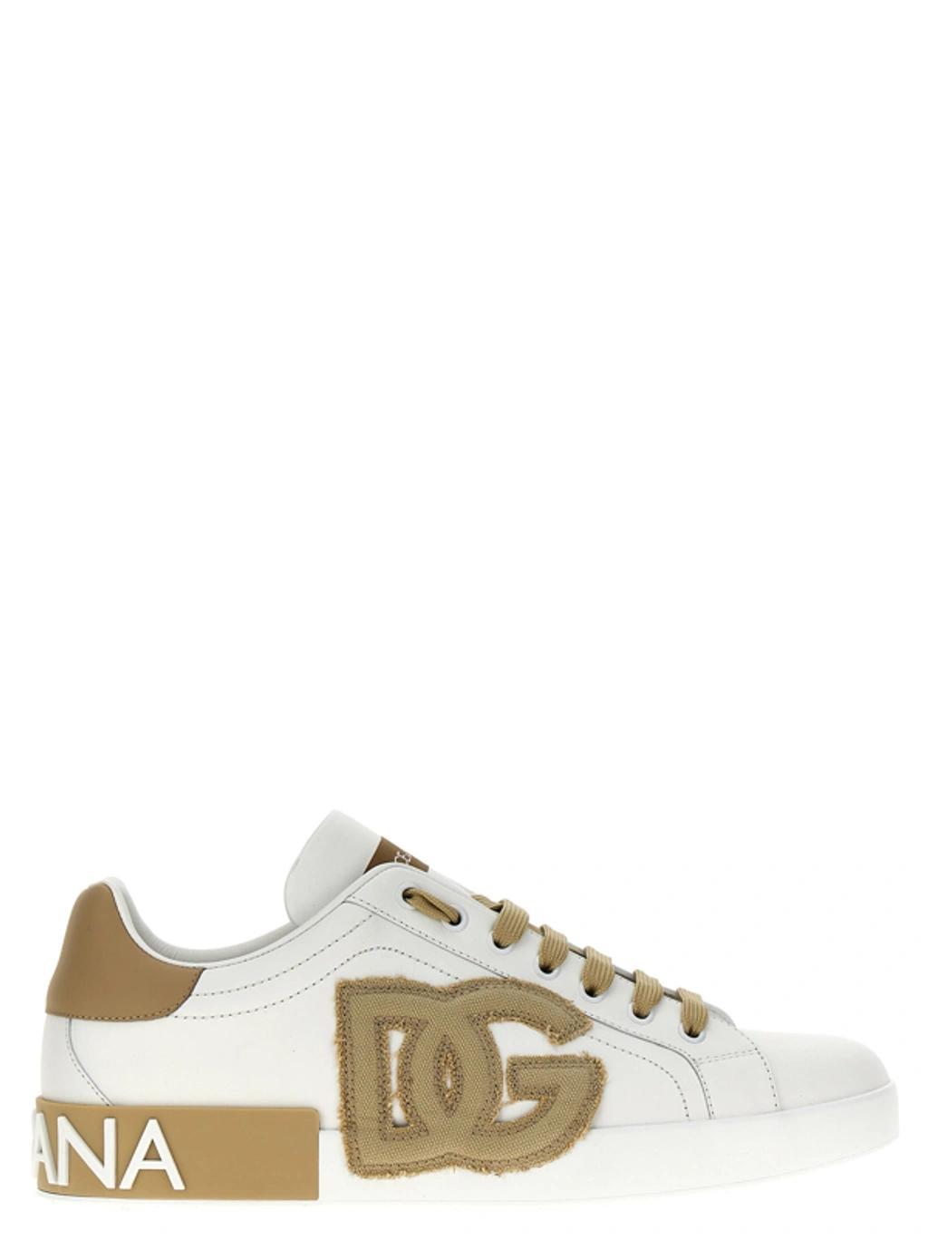 Portofino Sneakers Beige In Bianco/beige Product Image