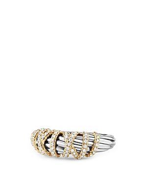 Womens Helena Ring with Diamonds and 18K Gold Product Image