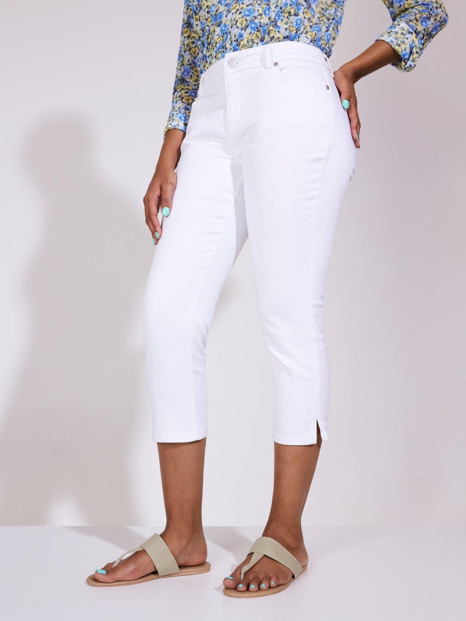 Signature Side Slit Capri Product Image