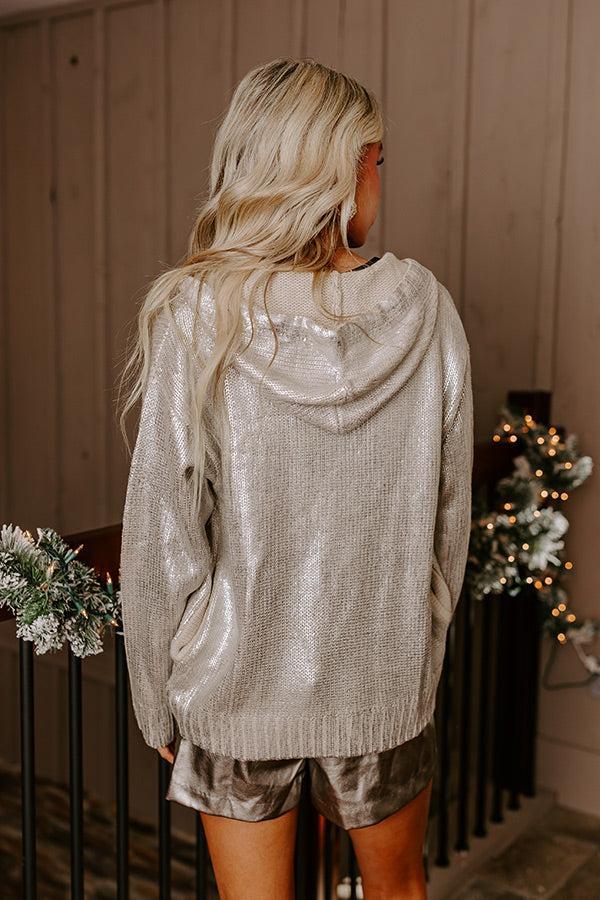 Shine On Knit Metallic Sweater Product Image