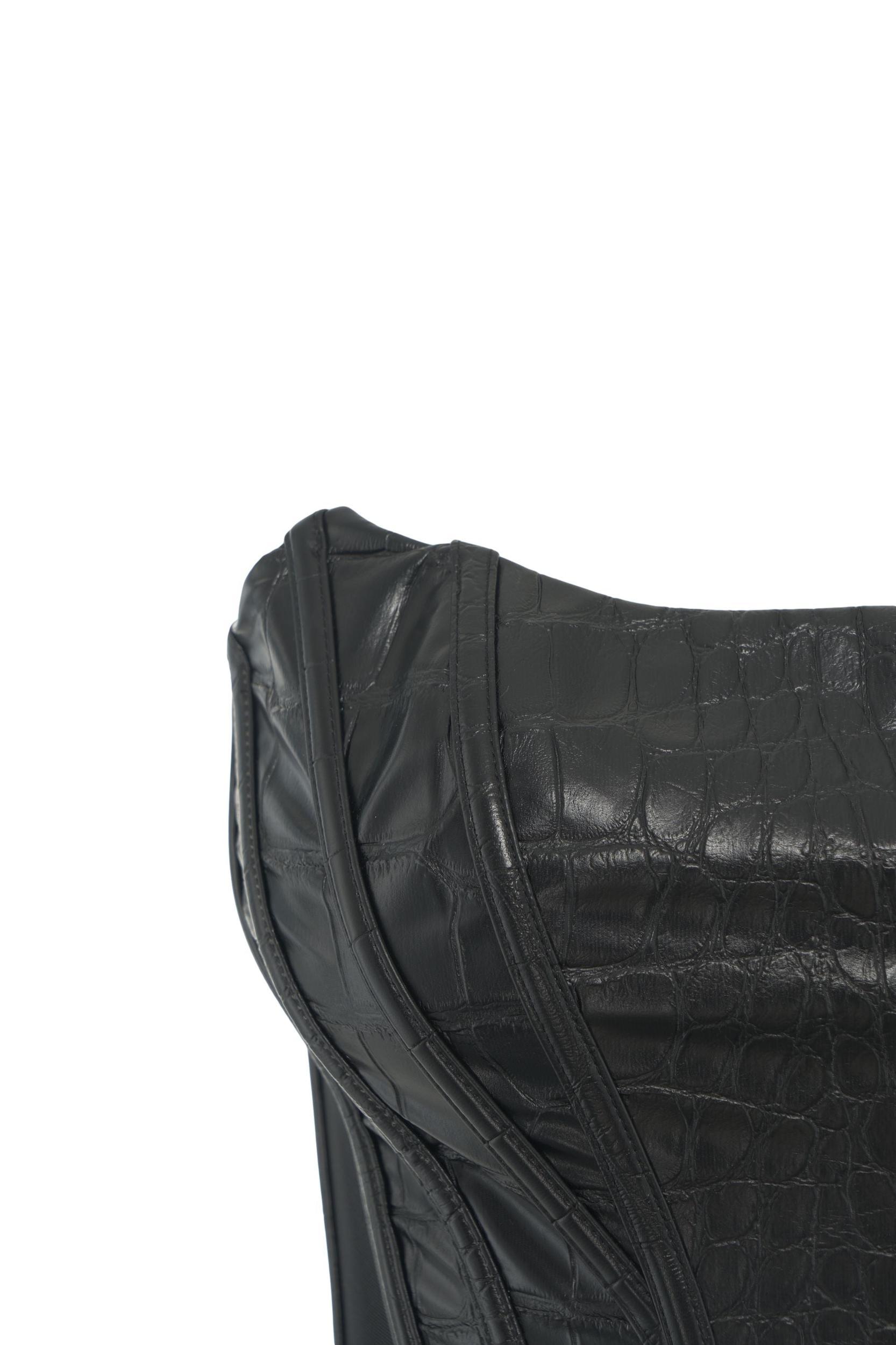 Top with crocodile embossing Product Image