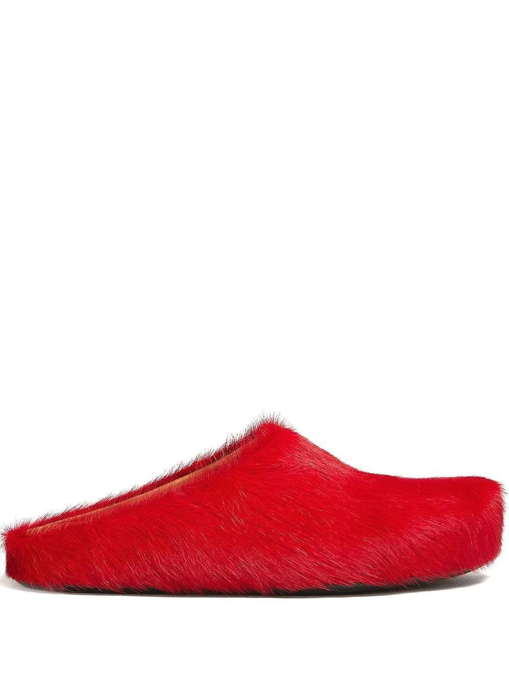 Fussbet Sabot calf-hair slippers Product Image